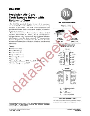 CS8190ENF16G datasheet  